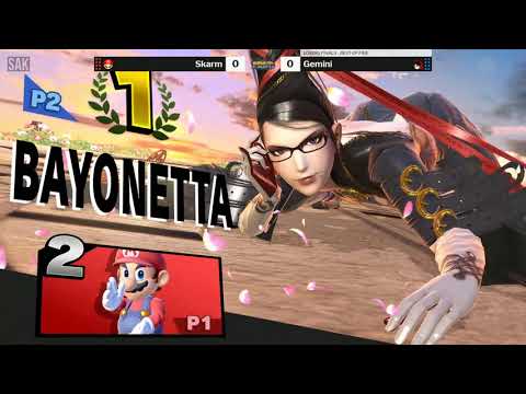 Game On Expo 2019 SSBU Sunday Losers Finals - Skarm (Mario/Ken) vs Gemini (Bayonetta/Ridley)