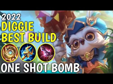 DIGGIE BEST BUILD 2022 | TOP 1 GLOBAL DIGGIE BUILD GUIDE | DIGGIE ONE SHOT BUILD | FAIRYTALER
