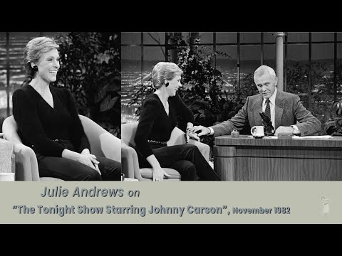 Julie Andrews on "The Tonight Show Starring Johnny Carson" (1982)