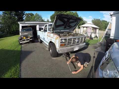 Bullnose F-150 1984 replace starter and more trouble!!!