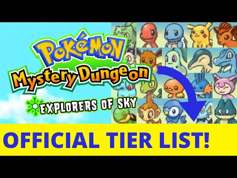 Explorers of Sky: In Depth Official Starter Tier List