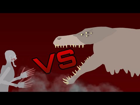 SCP-096 VS SCP-682 | Sticknodes Animation