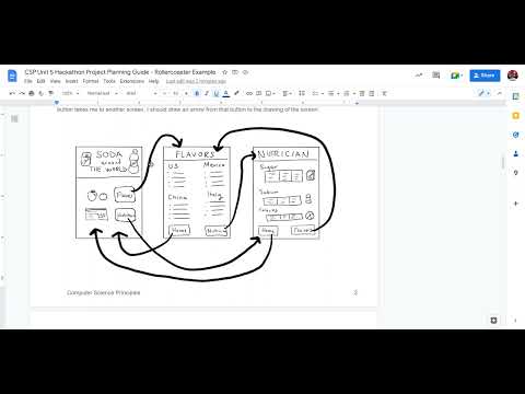 Hackathon Rollercoaster - Planning Guide - Sketch Your Screens