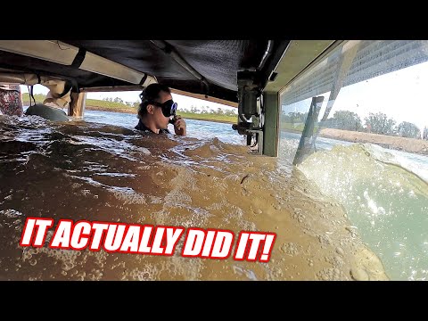 Driving Underwater EP.5 - The HUMVEE Crosses Its First Pond!!! BUT, We Must Go DEEPER!