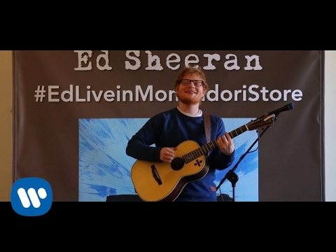 #WarnerSquad presents Ed Sheeran live @ Mondadori Store
