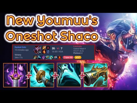New Youmuu's 35 Kills Shaco Massacre - S13 Carry [League of Legends] Full Gameplay - Infernal Shaco