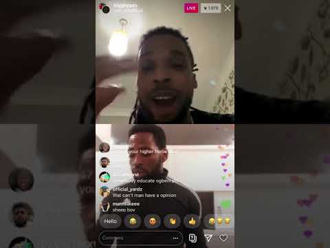 Vic and Hypes IG live beefing