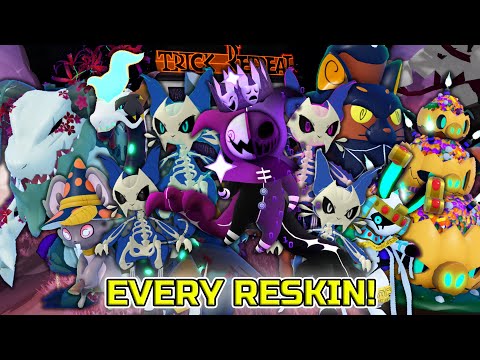 How to get EVERY NEW RESKIN in the TRICK RETREAT EVENT in Loomian Legacy!