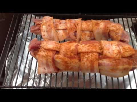 Bacon Wrapped Pork Tenderloin on the Weber Spirit Gas...