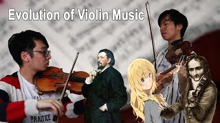 THE EVOLUTION OF VIOLIN MUSIC