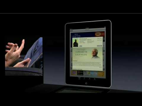Steve Jobs Introduces iBooks for iPad