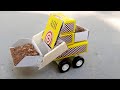 How To Make Matchbox Mini Truck Toy At Home Diy Matchbox JCB Minitruck