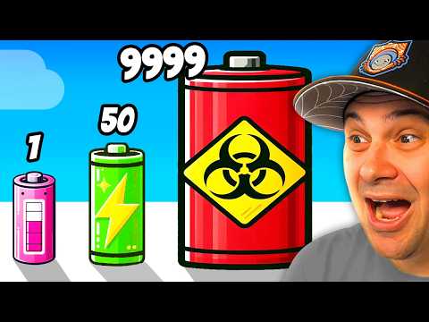 Upgrading to MAX LEVEL BATTERY in BATTERY RUN!