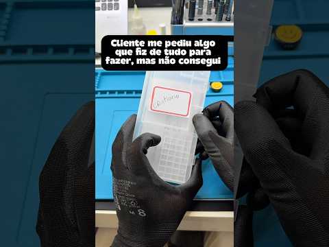 Cliente do iPhone 8 enviou para troca da bateria e me pediu algo que não consegui cumprir🤣 #iphone