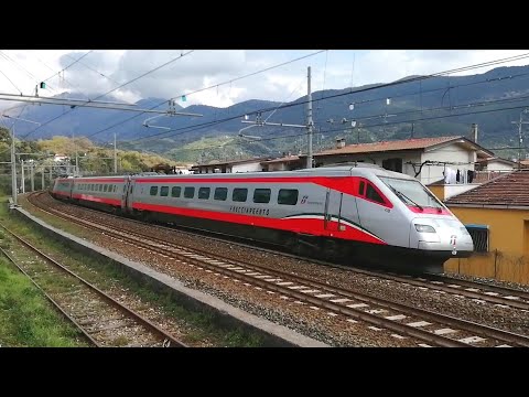 Frecciargento 8868 Reggio di Calabria Centrale, Roma Termini. Sapri 07-04-2023. Etr 480 42