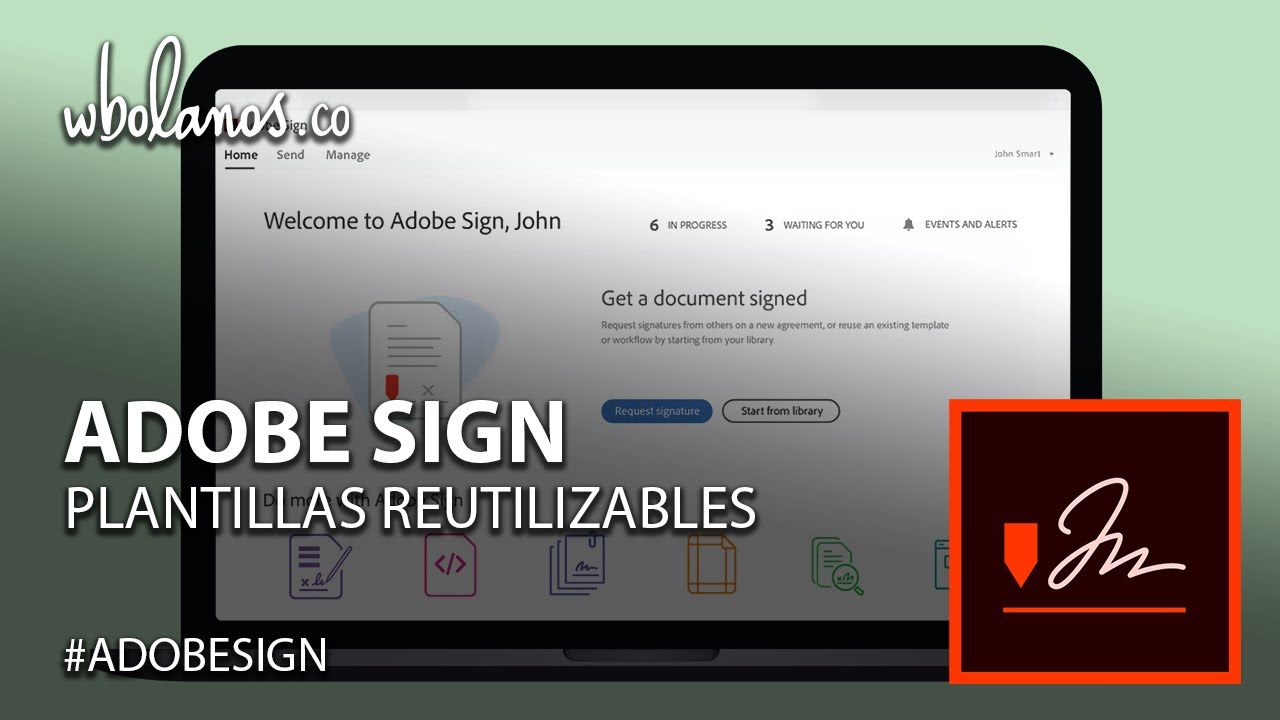 Adobe Sign - Plantillas reutilizables