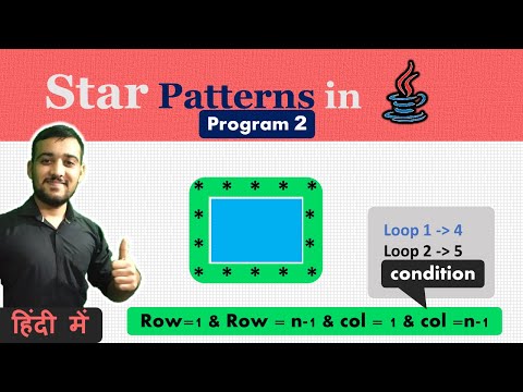 Star Pattern Program In Java 2 Coding Wallah