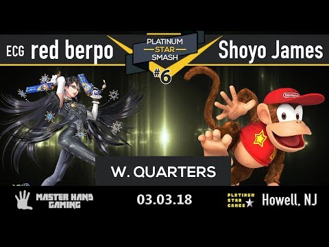 Platinum Star Smash 6 - ECG | red berpo (Bayo) vs Shoyo James (Diddy Kong) - Winner's Quarterfinals