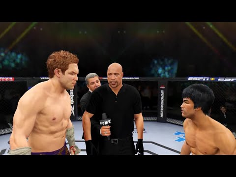 Viacheslav Datsik (Red Tarzan) vs. Bruce Lee - EA sports UFC 4