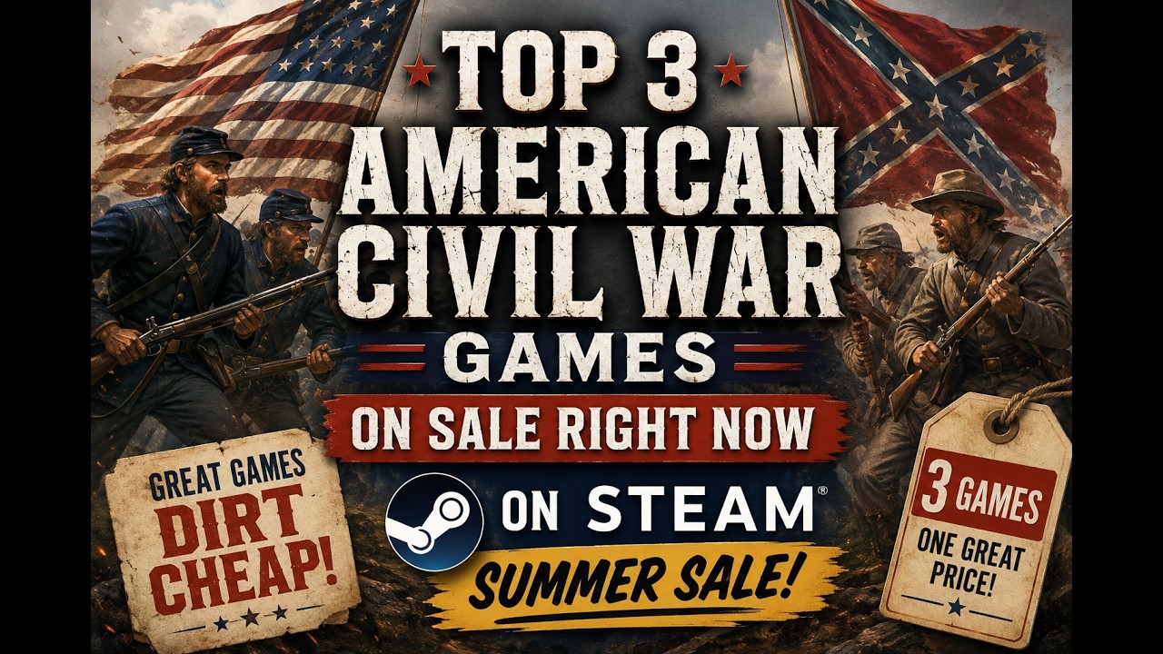 TOP 3 AMERICAN CIVIL WAR GAMES ON SALE RIGHT NOW