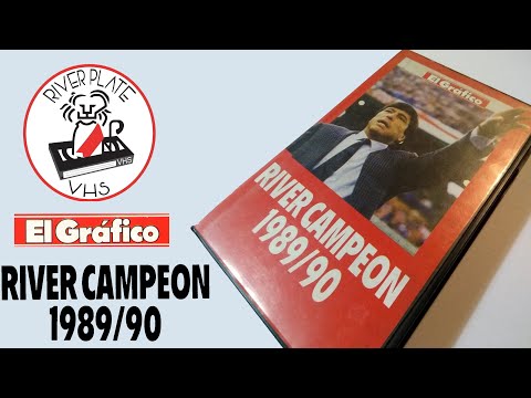RIVER CAMPEON 1989/90 - EL GRÁFICO RIVER PLATE CAMPEON DEL FUTBOL ARGENTINO 89-90 - River Plate VHS