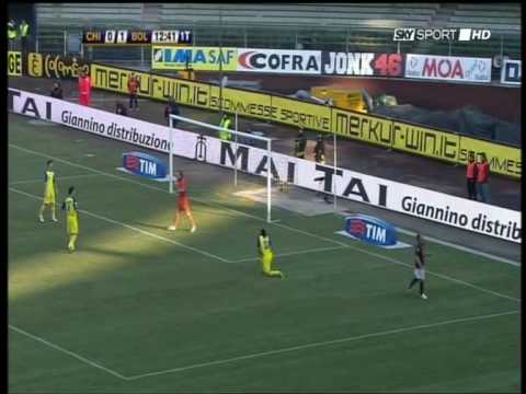 Chievo.V. Bologna 1-1 2009/10 servizio Sky qualita' ottima