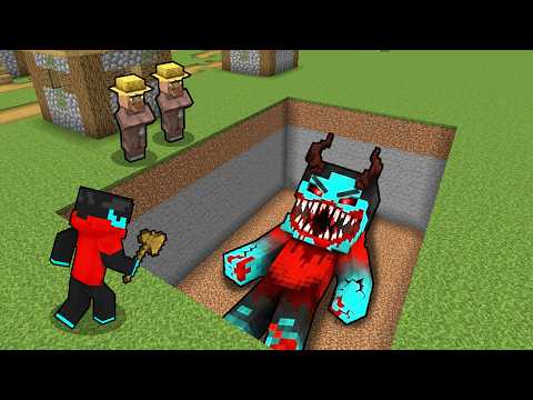 i Found a Scary Buried GIANT PEPESAN in Minecraft!