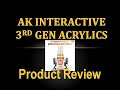 Product Review 42 - AK Interactive 3rd Gen Acrylics