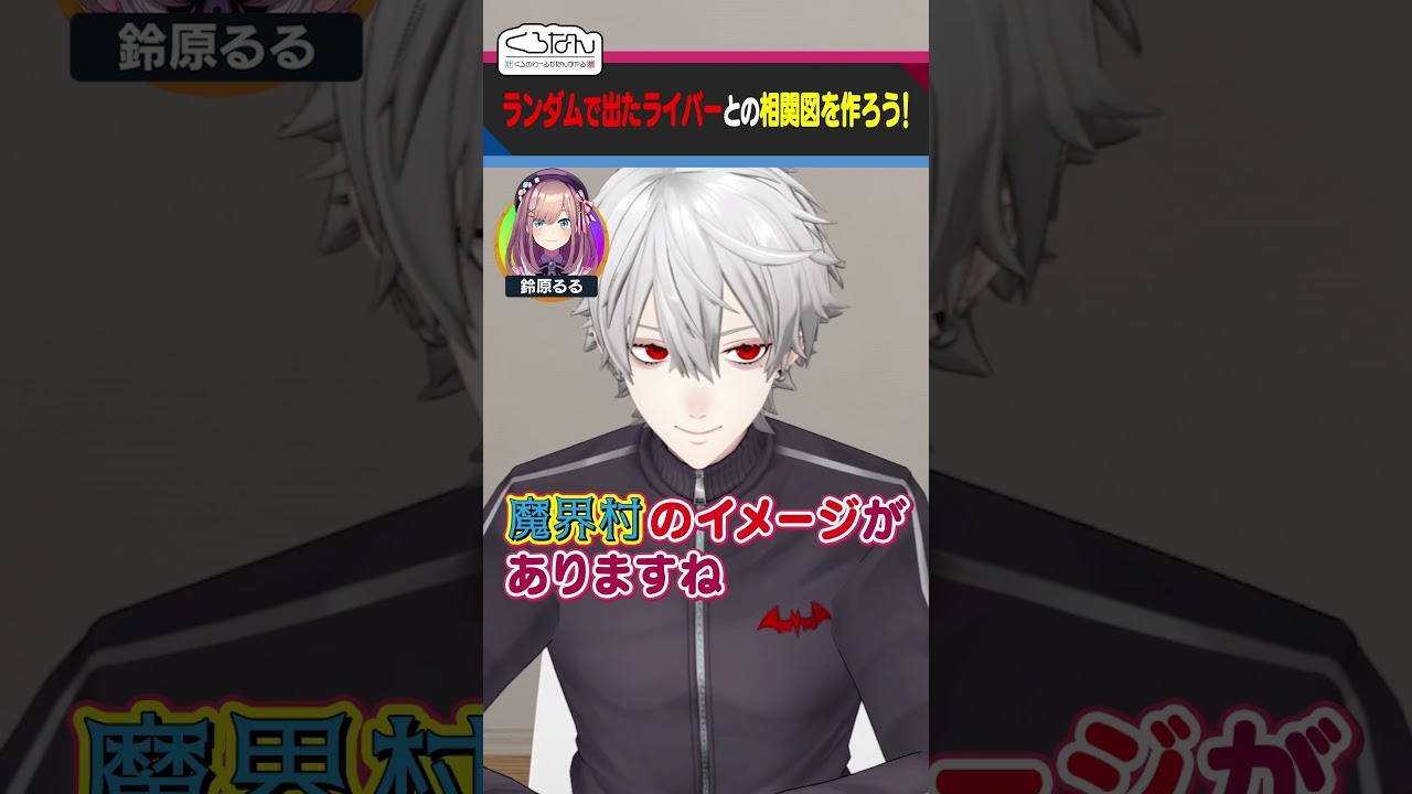 おかえり！鈴原るるとの相関図を考える叶 #くろなん #shorts 【ChroNoiR公式切り抜き】