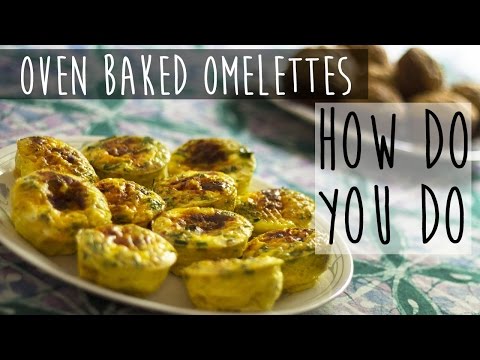 Oven Baked Mini Omelettes Recipe || Amazing Egg Muffins