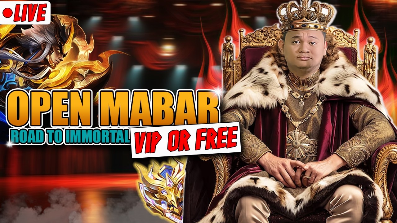 LIVE MABAR GRATIS / VIP 50K 1 GAME - MENANG MVP DAPAT GRATIS WeeklyDiamondPass dari GoodParisMan.com
