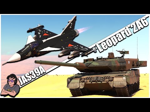 The Top Tier Duo That BALANCES The "German" Experience - Leopard 2A6 & JAS39A - War Thunder