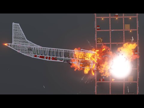 Epic Destruction of Buildings in People Playground