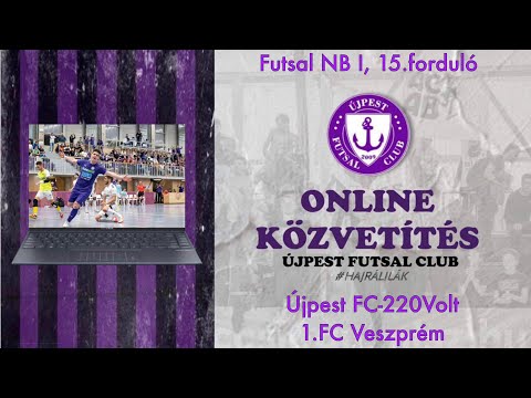 Férfi Futsal NB I: Újpest FC-220Volt - Veszprém Futsal (2022.12.10 stream)