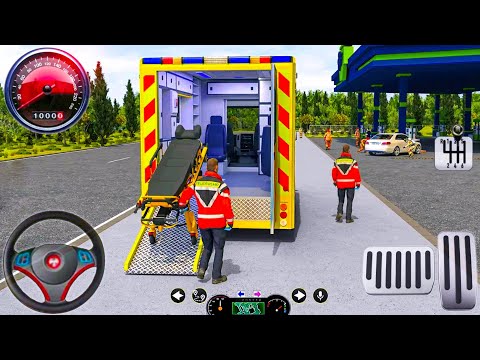 Us Ambulance Driver City Simulator 3D - Emergency Ambulance Simulator - Android GamePlay
