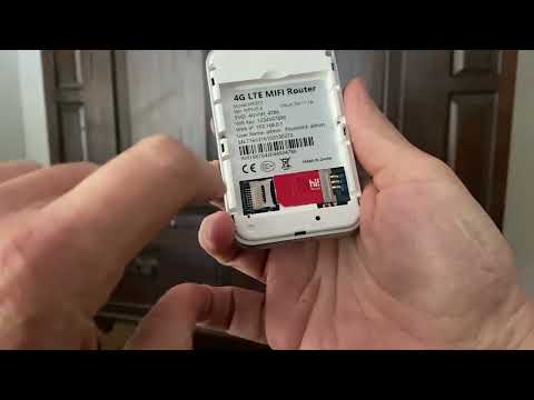 Inserting SIM card into MiFi