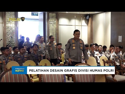 TINGKATKAN SDM HUMAS POLRI, DIVISI HUMAS POLRI GELAR PELATIHAN DESAIN GRAFIS