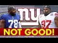 Giants Get DOUBLE DOSE OF BAD NEWS