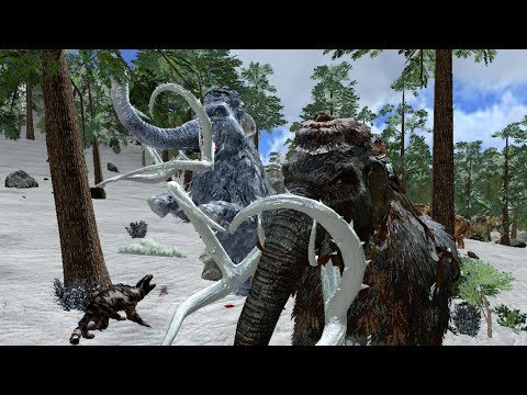 Mammoth taming/full skills Ark Mobile