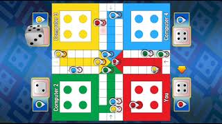 Ludo gameplay in 4 players Ludo games video games &43 #ludo #ludoking #gameplayer
