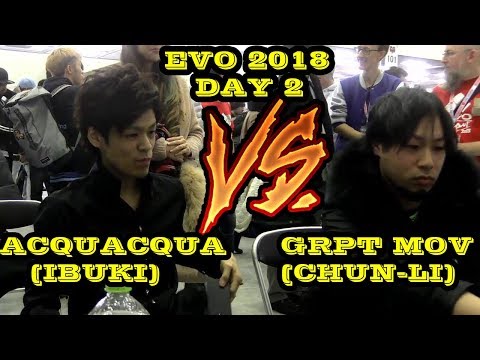 SFV: Evo Japan 2018 Day 2 Top 128|GRPT MOV(CHUN-LI) vs ACQUACQUA(IBUKI)
