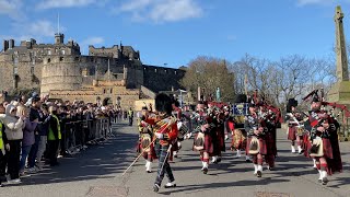 The Royal Regiment of Scotland Parade on 24 March 2024