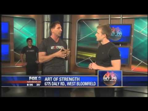 Kris Draper's AOS Kettlebell Workout on FOX 2 | Art of Strength Michigan