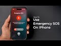 How To Use Emergency SOS On IPhone IOS 18