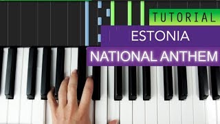 National Anthem Of Estonia Piano Tutorial