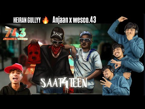 Saat4teen - Anjaan x @wesco.43|official music video|Prodby@prodbyantariksh reaction video!@Anjaan74 