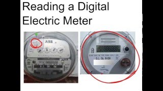Reading a Digital Electric Meter & Calculate Usage and Cost