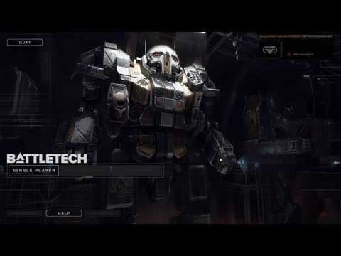 Battletech Backer Beta Gameplay (Intro/History,Game set up)