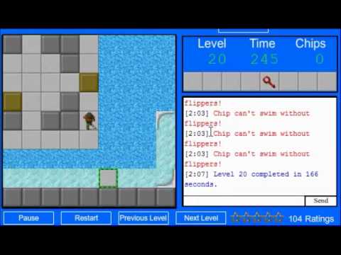 Chip's Challenge :: Main Levels - Lvl 20 Block Vault Solution