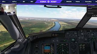 ILS Landing into Sacramento KSMF